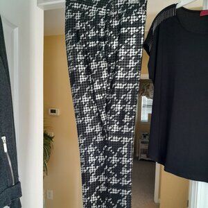 Black/Silver Long Pants (metallic look)